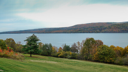 Obraz premium Seneca Lake New York landscape