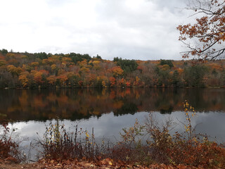 Autumn Reflection 2 Connecticut Pond