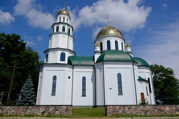Fototapeta na wymiar Historic Orthodox church in Grodek in Podlasie, Poland