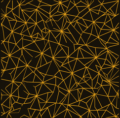 Abstract Geometric Polygonal Shapes Pattern editable Vector Illustration, Symmetrical Angular Designs,  Seamless Line pattern background, Modern pattern, Angular Style, luxury pattern background