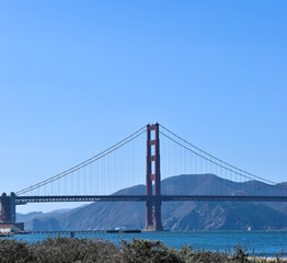 golden gate bridge - coast view