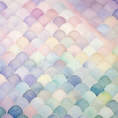 Obraz premium scale pattern seamless background. watercolor.