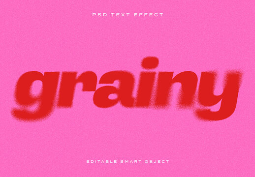 Grainy Text Effect 