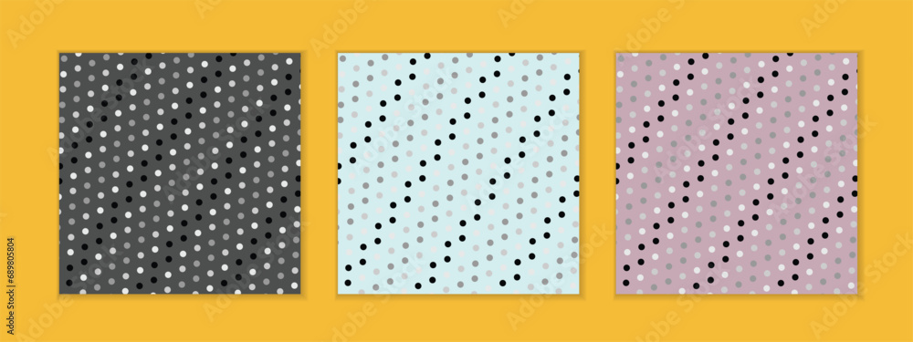 Poster abstract seamless geometric set of dot pattern perfect for banner poster.