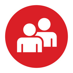 Symbol, ikona ludzi. Plik wektorowy.