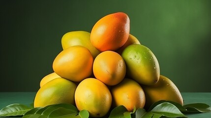 A mixture of mangoes that are delicious and exotic.