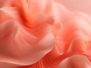 Abstract background in the color of the year 2024 Peach Fuzz