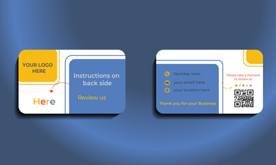 professional business card design template