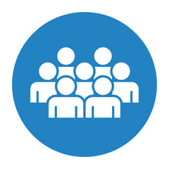 Symbol, ikona ludzi. Plik wektorowy.