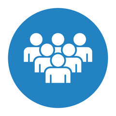 Symbol, ikona ludzi. Plik wektorowy.