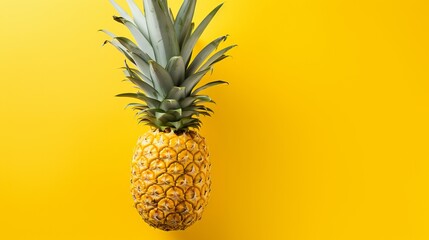 Art that resembles tropical pineapples in a minimal way - obrazy, fototapety, plakaty