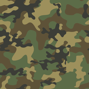  camouflage pattern seamless army background, military uniform texture, urban street camouflage print