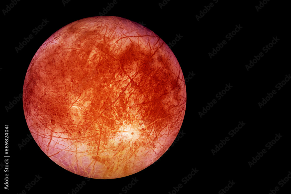 Poster planet mars on a dark background. elements of this image furnished by nasa