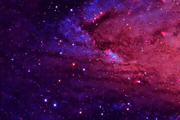 Red Galaxy. Elements of this image furnished by NASA
