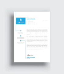 Modern Letterhead Design Abstract Business Letterhead Design Template