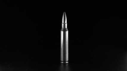 bullet on black