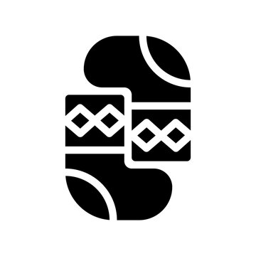 socks glyph icon
