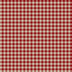 Red Plaid Weave Pattern - Tile