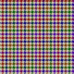 Colorful Plaid Weave Pattern - Tile