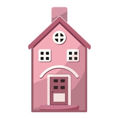 Cozy cartoon house. 