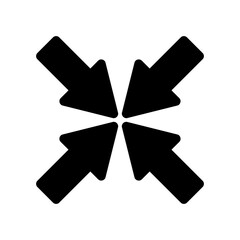 center glyph icon