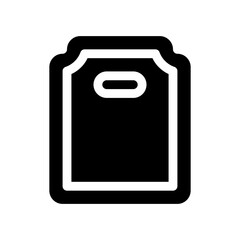cutting board glyph icon