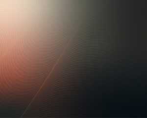 Dark green and peach tint background with wavy lines