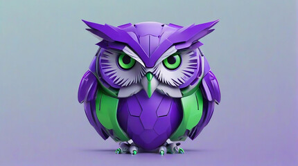 Modern Twist Robotic Owl: