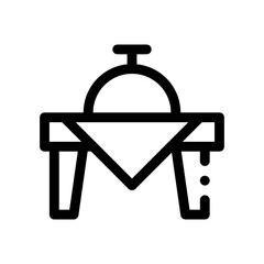 dining table line icon