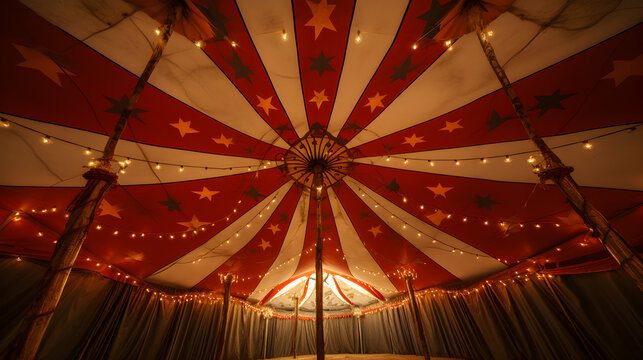 Circus tent from inside
