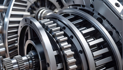 Zahnr&auml;der greifen ineinander - Symbolfoto f&uuml;r Technik oder Teambildung - Team - Zusammenarbeit