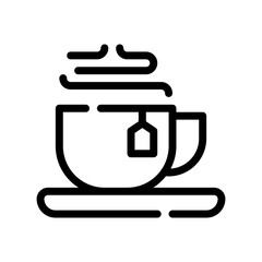 tea line icon