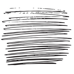 Pen doodle, texture on white background, isolate, flat vector, black outline