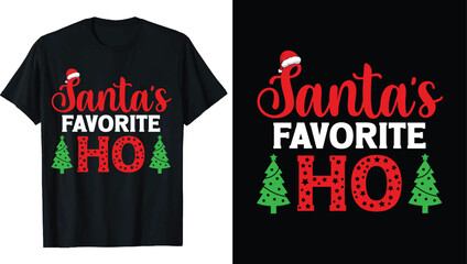 Christmas t-shirt, Merry Christmas t-shirt, Funny Christmas t-shirt, ready for print fashion Santa Claus cards Christmas Tree Vector Template