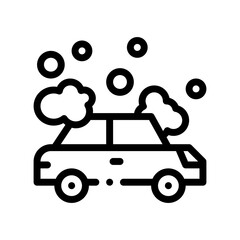 car wash line icon