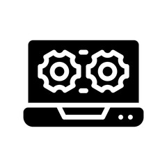 data management glyph icon