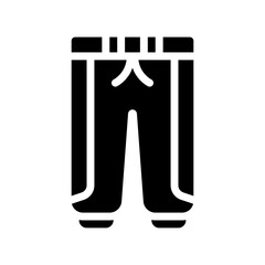 trousers glyph icon