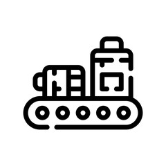 baggage line icon
