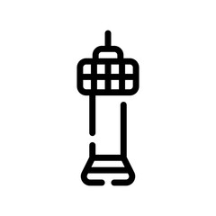 control tower line icon
