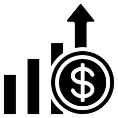 Profit increase Chart Icon