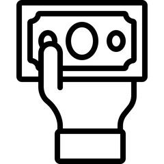 Hand Out Cash Icon