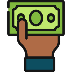 Hand Out Cash Icon