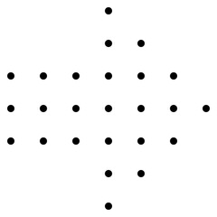 Three Layers Dots Arrow Icon