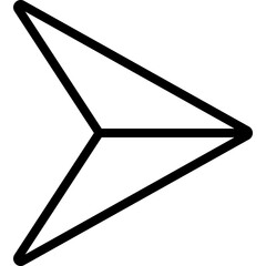 Pointy Send Arrow Icon