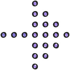 Dots Line Arrow Icon