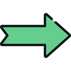 Right Arrow With Point Icon