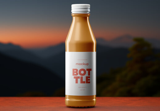 Bottle Mockup Generated With AI
