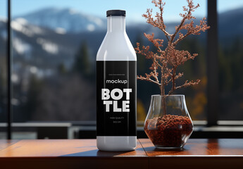 Bottle Mockup Generated With AI