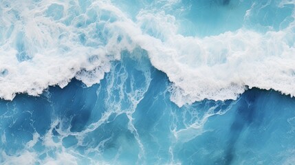 Obraz premium the beautiful patterns of the ocean, the intricate details and natural elegance of the ocean's surface from a high vantage point.