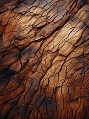 Fototapeta premium Natural Wooden Texture Background Macro Abstract Cracking Aged Wood Wallpaper Brown Nature Backdrop